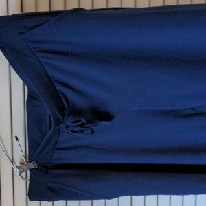 Never worn Lands End Petite Navy petite large drawstring Pajama Pants